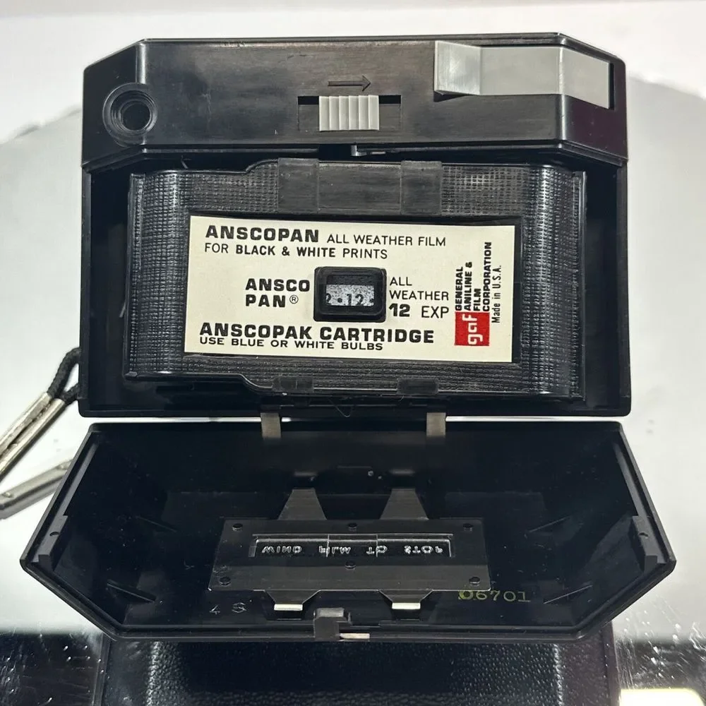 Gaf Anscomatic Cadet Camera With Booklet And Box Untested as is Made in N.Y‎ USA